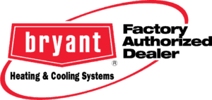 Bryant Factory Authorized Dealer logo.